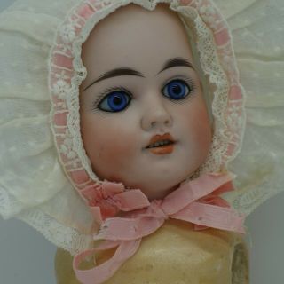 Antique Early Made In Germany German Bisque Doll Needs Tlc Composition Body
