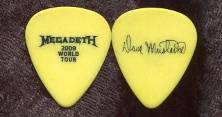 Megadeth 2009 Endgame Tour Guitar Pick Dave Mustaine Custom Concert Stage 1