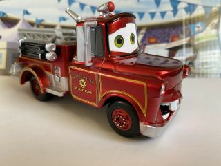 Disney Store Pixar Cars Toon 1:43 Ransburg Red Rescue Squad Mater