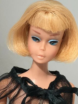 American Girl Vintage Barbie 1965 Lovely Blonde,  Black Magic Complete