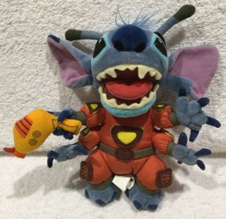 Disney Store Lilo & Stitch Angry Alien 8” Exclusive Spacesuit Plush Doll