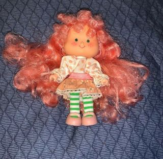 Peach Blush Berrykin Doll Vtg 1980s Vintage Strawberry Shortcake Rare Htf