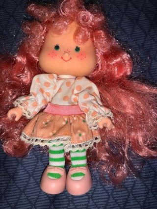 Peach Blush Berrykin Doll Vtg 1980s Vintage Strawberry Shortcake Rare HTF 2