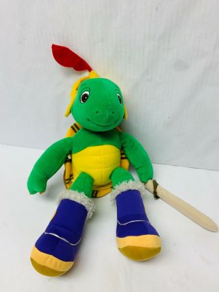 Franklin Turtle Plush Toy Talking Stuffed Animal Knight Kids Can Press Vintage