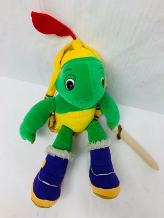 Franklin Turtle Plush Toy Talking Stuffed Animal Knight Kids Can Press Vintage 2
