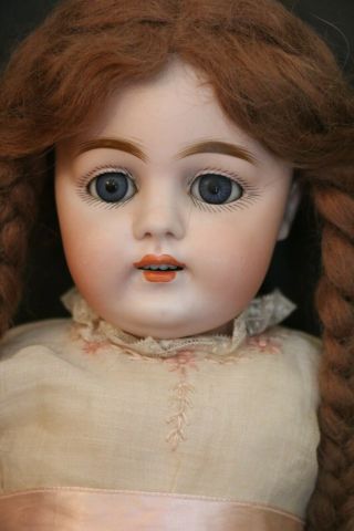 Antique Kestner 160 German Bisque Doll 18.  5 In Stamped Body Antique Kestner Doll