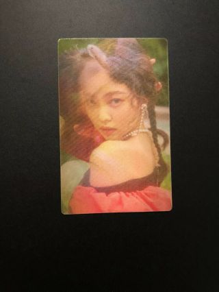 Blackpink Jennie Official Solo Lenticular Photocard Kpop Idol