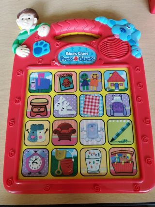 Blues Clues Steve Press And Guess Learning Electronic Game 1998 By Tyco