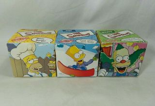 Burger King The Simpsons Talking Watches Homer,  Bart & Krusty 2002