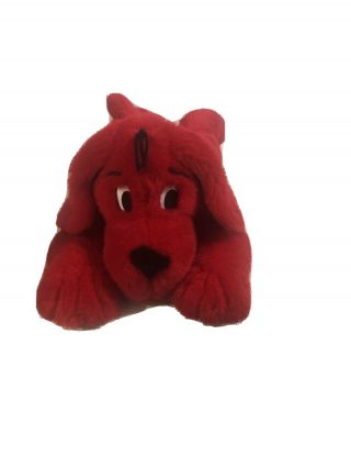 Scholastic Clifford The Big Red Dog Stuffed Animal Plush 20 " Side Kicks Laying
