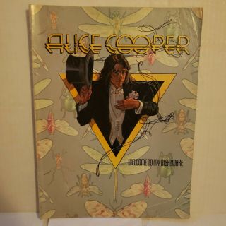 1975 Alice Cooper Welcome To My Nightmare " Songbook