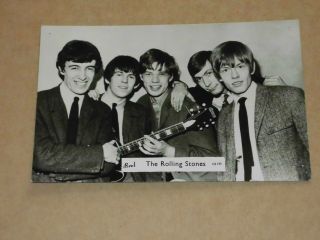 Rolling Stones 1963 5 X 3 Brel Photocard (cs 145) (postally)
