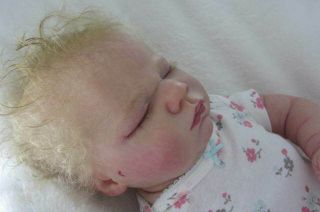 Realborn Sleeping Reborn Baby Doll Girl Lavender By Bountiful Baby Full Torso