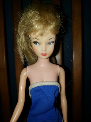 Vintage 1962 Uneeda Miss Suzette Doll Blonde Swimsuit