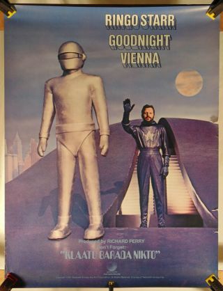 Ringo Starr - - Goodnight Vienna - - Promo Poster