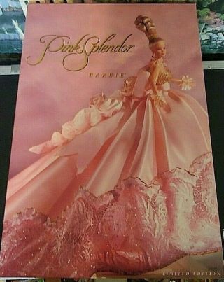 Pink Splendor Barbie 1996 16091 Limited Edition 2550/10000 Nib L@@k