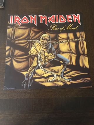 Iron Maiden Piece Of Mind Promo Poster Flat