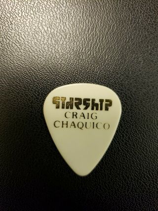 Starship (rare) Guitar Pick From Craig Chaquico From The Early 80s.