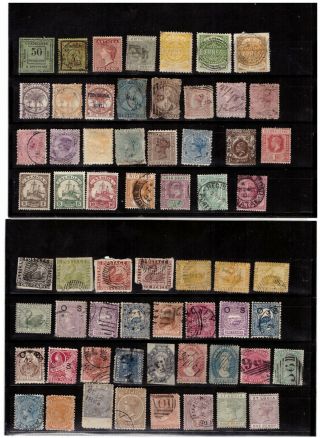 British Colonies - Very Old Stamps - Used/mng/mh - Good/fair/poor