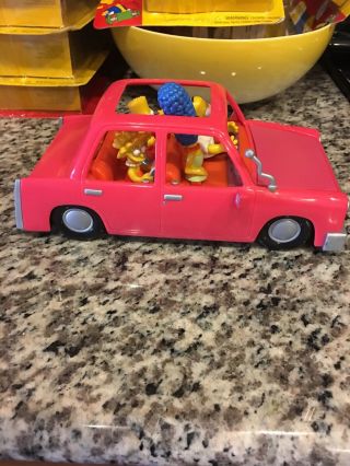 The Simpsons Talking Family Car - 2001 - Homer,  Marge,  Bart,  Lisa - Playmates