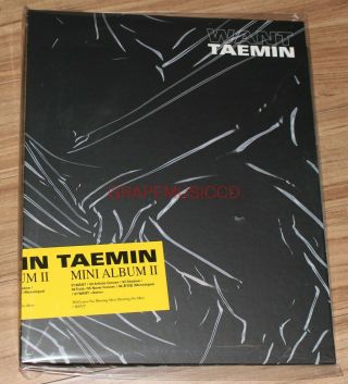 Taemin Shinee Want Smtown Giftshop Official Goods Binder,  Photo Card
