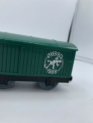 SCRUFF,  Sodor Zoo Green Boxcar Thomas & Friends Trackmaster Motorized Train 2
