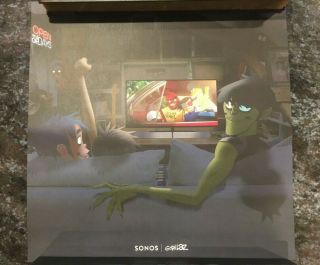 Gorillaz Promo Poster Humanz Album Art Sonos Tie - In Damon Albarn