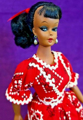 Vintage Eegee Barbie Clone Lilli Wendy Babs African American Miss Babette Bin