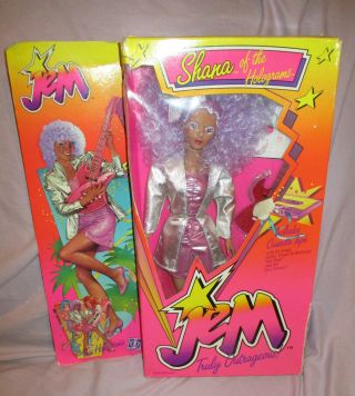 Vintage Shana Of The Holograms - A Jem Doll 1985 - 1st Edition
