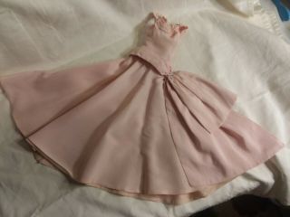 Vintage Madame Alexander Cissy Doll Dress Pink Taffeta Side Drape Gown 1950s