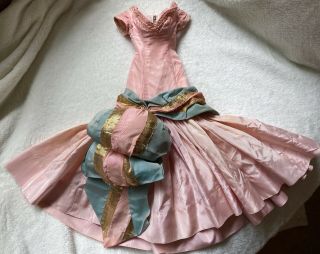 Madame Alexander Vintage Cissy Htf Mauve Side Drape Gown Tlc
