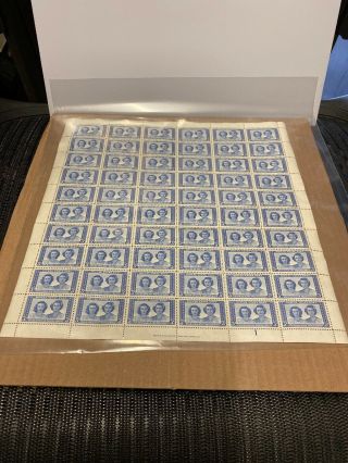Rare Sheet Of 60 3d Bechuanaland Protectorate Stamps 1947 Royal Visit