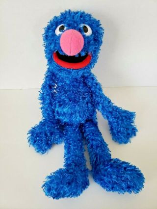 Grover Hand Puppet Fisher Price Sesame Street Blue Monster Full Body Plush 18 "