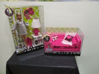 Barbie Loves Jonathan Adler Doll & Sofa Set N6579 & R4158