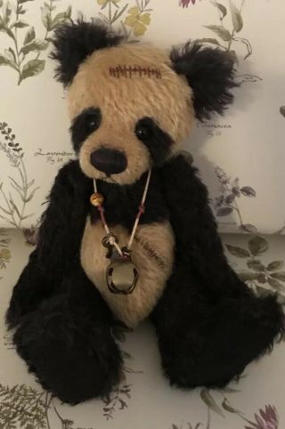 Charlie Bear Rare Aneesha Signed Tags & Toto Bag Only Available To BFC Members 3