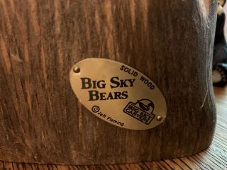 Big Sky Carvers Jeff Fleming Bear Wood Carving Sculpture NADIA (EXTREMELY RARE) 3
