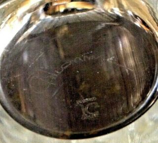 Vintage JG Durand Crystal Heavy 4.  5 LBS Glass France 10” Tall Vase Bottom Signed 3