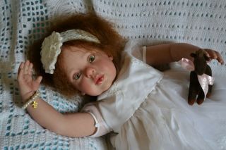 TODDLER Reborn Baby GIRL Doll BECKY was Taylor by Donna RuBert no magnets 3