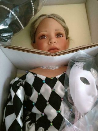 Elite Dolls Porcelain Doll Venicia By Christine Orange 47/400 36in