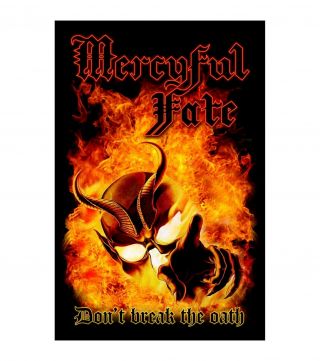 Mercyful Fate Premium Textile Poster Fabric Flag Don 