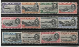 Ascension 1938 Perf 13 Set Complete To 5s Lmm Sg38b - 46a Cat £95