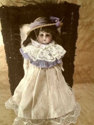 Rare Antique 8 Inch Heubach Kopplesdorf Bisque Swivel Head Mignonette Doll
