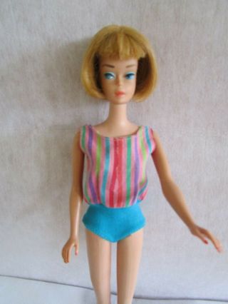 Vintage 1965 Honey Blonde American Girl Barbie Suit