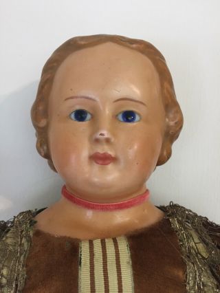Antique Wax Over Composition 22” Doll