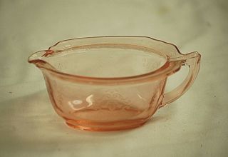Princess Pink By Anchor Hocking 2 - 1/4 " Creamer Pink Depression Glass 1931 1935