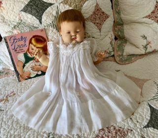 Vintage Vogue Eloise Wilkins 18in 1960 Baby Dear Doll With Golden Book -