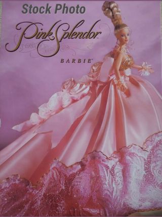 Pink Splendor Barbie 1996 Limited Editon Never Removed From Box In Shipper