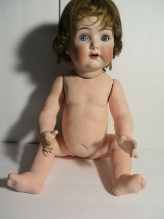 22 " Antique Simon Halbig 1294 Character Baby Bisque Head Doll Rare Mold Number