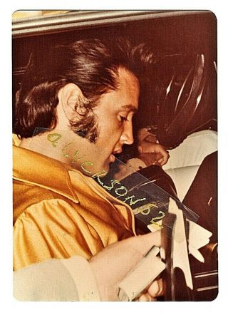 Elvis Presley Vintage Candid Photo 2 - Los Angeles,  Ca - July 17,  1969