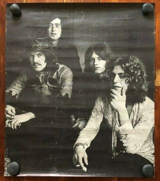 Led Zeppelin Vintage Personality Posters Robert Plant Jimmy Page Classic Rock Og
